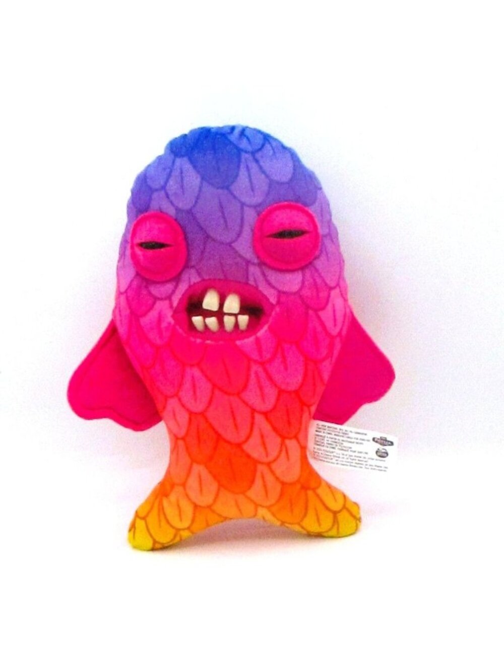 Fuggler Chaos Cod Father Fish Funny Ugly Plush Neon Teeth -